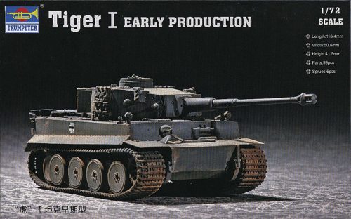 Trumpeter 07242 Tiger 1 Tank (Early) (1/72)