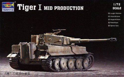 Trumpeter 07243 Tiger 1 Tank (Mid.) (1/72)