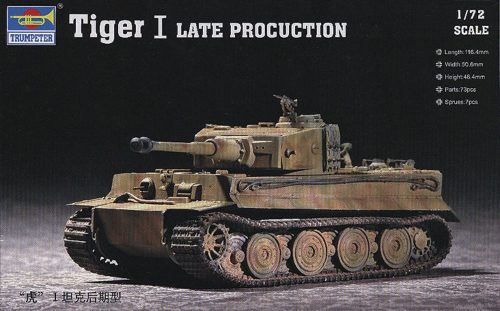 Trumpeter 07244 Tiger 1 Tank (Late) (1/72)