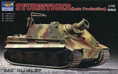 Trumpeter 07247 ''Sturmtiger''Assault Mortar (Late Type) (1/72)