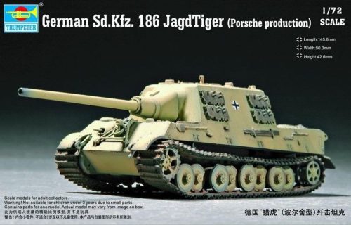 Trumpeter 07273 German Sd.Kfz.186 Jagdtiger (Porsche model) (1/72)