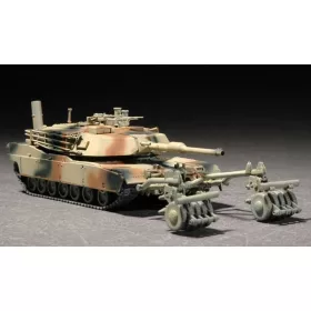 Trumpeter 07278 M1A1 with Mine Roller Set (1/72)