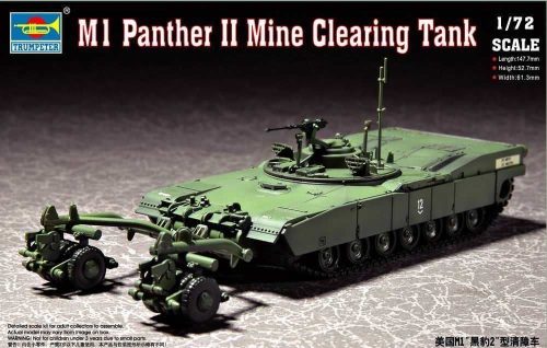 Trumpeter 07280 M1 Panther II Mine clearing Tank (1/72)