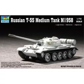 Trumpeter 07282 Russian T-55 Medium Tank M1958 (1/72)