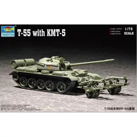 Trumpeter 07283 T-55 with KMT-5 (1/72)