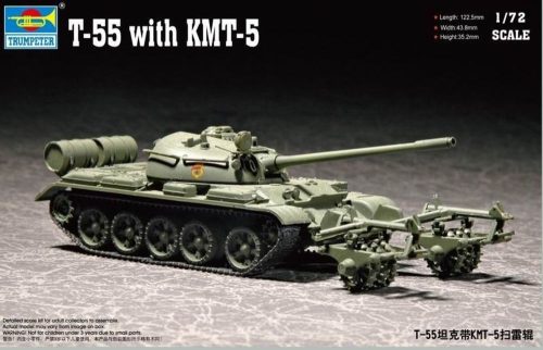 Trumpeter 07283 T-55 with KMT-5 (1/72)