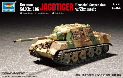 Trumpeter 07293 German Sd.Kfz 186 Jagdtiger wZimmerit (1/72)