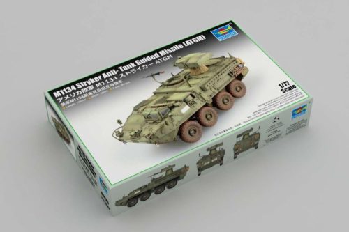 Trumpeter 07425 US M1134 Stryker anti-tank guided missile 1/72 harcjármű makett