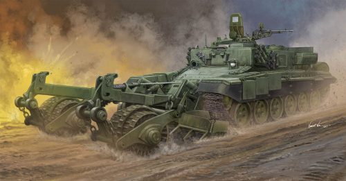 Trumpeter 09552 Russian Armored Mine-Clearing Vehicle BMR-3 (1/35)