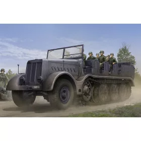   Trumpeter 09575 German Schwerer Zugkraftwagen 18to Sd.Kfz. 9 Artillery Version 1/35 katonai harcjármű makett