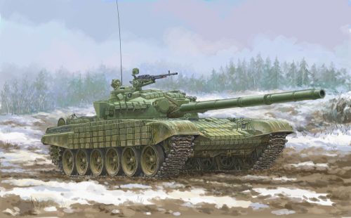 Trumpeter 09602 Soviet T-72 Ural with Kontakt-1 Reactive Armor (1/35)