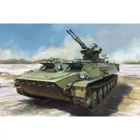   Trumpeter 09618 Russian MT-LB with zu-23-2 1/35 harcjármű makett