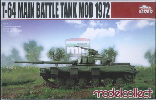 UA72012 T-64 Main Battle Tank Mod 1972 makett