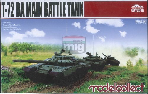 UA72015 T-72 BA Main battle tank makett