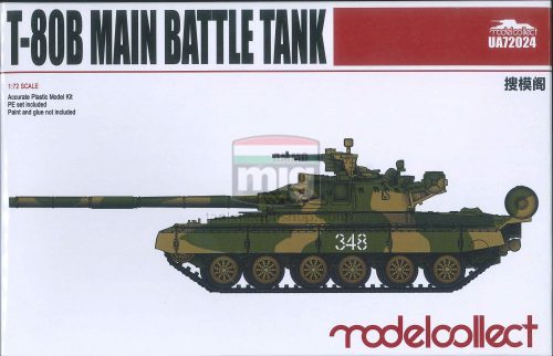 UA72024 T-80B Main Battle Tank makett
