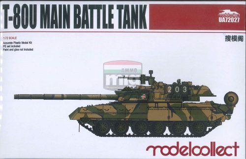 UA72027 T-80U Main Battle Tank makett