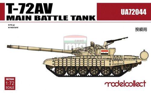 UA72044 T-72AV Main Battle Tank makett