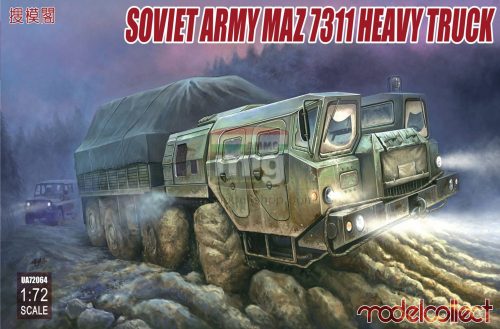 UA72064 Soviet Army MAZ 7311 heavy truck  makett