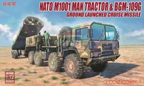 UA72096 Nato M1001 MAN Tractor & BGM-109G Ground Launched Cruise Missile makett