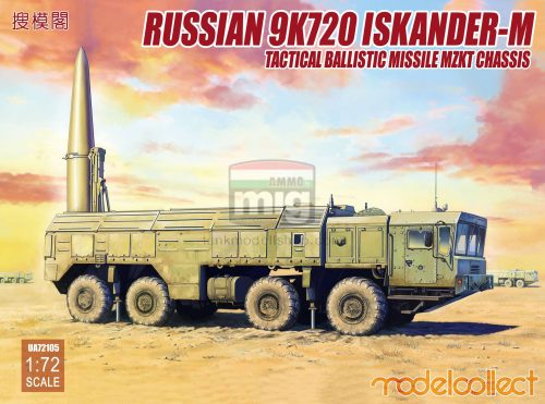 UA72105 Russian 9K720 Iskander-M Tactical ballistic missile MZKT chassis makett