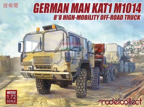 UA72132 German MAN KAT1M1014 8*8 HIGH-Mobility off-road truck makett