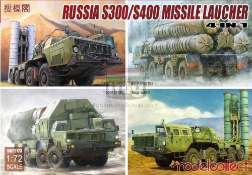 UA72173 S-300/S400 Missile launcher, N in 1 (* S300 5P85S * S300 5p85D * S300 5p85SE * S400 5P8