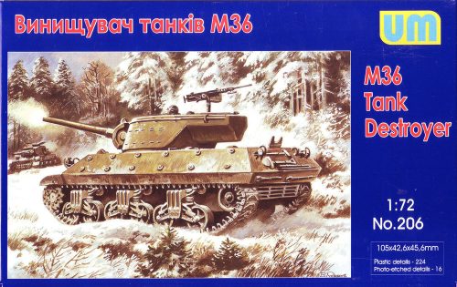 Unimodels UM206 M36 tank destroyer (1/72)