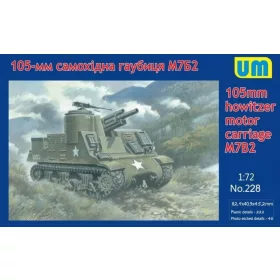 Unimodels UM228 M7B2 105mm Howitzer Motor Carriage (1/72)