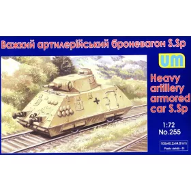   Unimodels UM255 Nehéz tüzérségi páncélozott kocsi makett