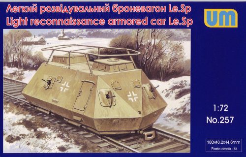 Unimodels UM257 Light reconnaissance armored car Le.Sp (1/72)