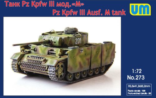 Unimodels UM273 Pz.Kpfw III Ausf.M tank (1/72)