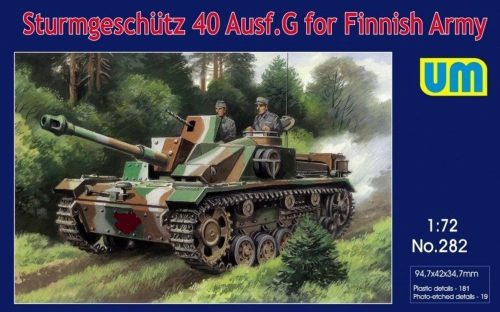 Unimodels UM282 Sturmgeschutz 40 Ausf.G for Finnish Army (1/72)