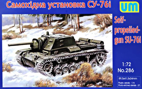 Unimodels UM286 SU-76I self-propelled gun (1/72)