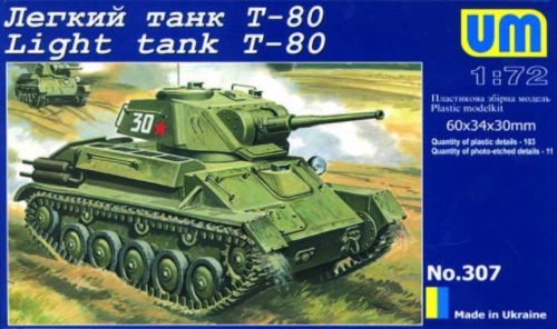 Unimodels UM307 Light Tank T-80 (1/72)