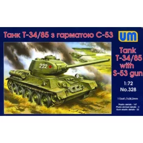 Unimodels UM328 T-34/85 with S-53 gun (1/72)
