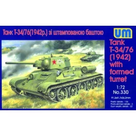 Unimodels UM330 T-34/76 harckocsi (1942) makett