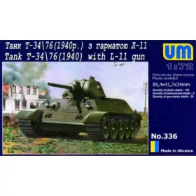 Unimodels UM336 T-34/76 with gun L-11 (1940) (1/72)