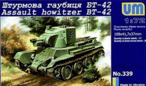 Unimodels UM339 BT-42 Finnish assault howitzer(Re-relese (1/72)