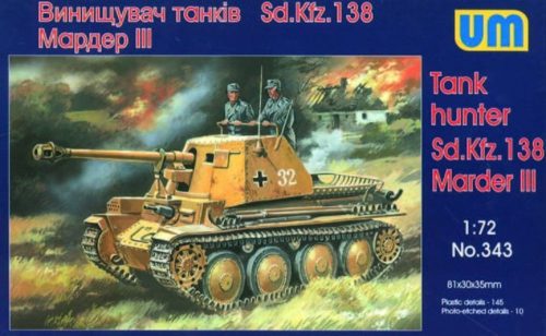 Unimodels UM343 Sd. Kfz. 138 Marder III (1/72)