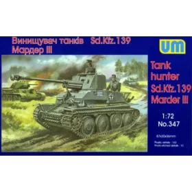 Unimodels UM347 Panzerjäger Marder III Sd.Kfz.139 (1/72)