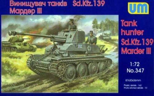 Unimodels UM347 Panzerjäger Marder III Sd.Kfz.139 (1/72)