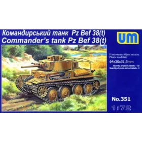 Unimodels UM351 Pz Bef 38 (t) Commanders Tank (1/72)