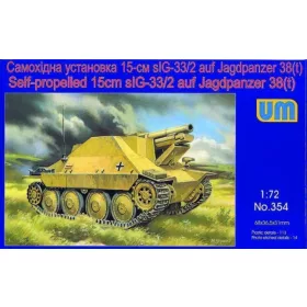   Unimodels UM354 Self-propelled 15cm sIG-33/2 auf Jagdpanzer 38(t) (1/72)