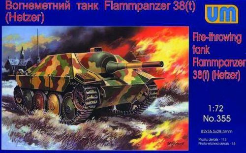 Unimodels UM355 Flammpanzer 38(t) Hetzer (1/72)