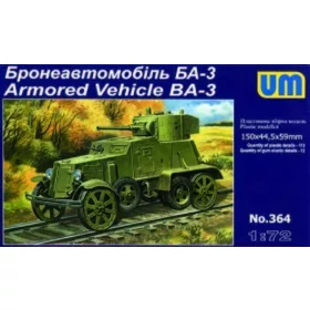 Unimodels UM364 Armored Vehicle BA-3ZD Soviet (1/72)
