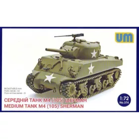Unimodels UM374 M4(105) medium tank (1/72)