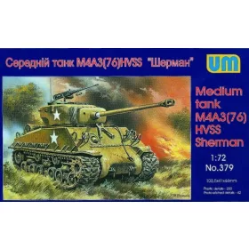 Unimodels UM379 Medium tank M4A3(76)W HVSS (1/72)