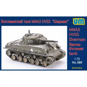 Unimodels UM380 M4A3 HVSS Sherman flame-thrower tank (1/72)