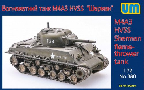 Unimodels UM380 M4A3 HVSS Sherman flame-thrower tank (1/72)