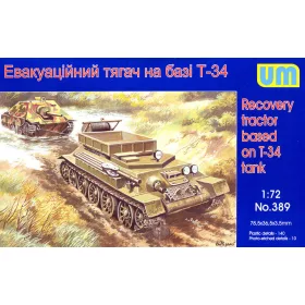 Unimodels UM389 Recovery tractor on T-34 basis (1/72)